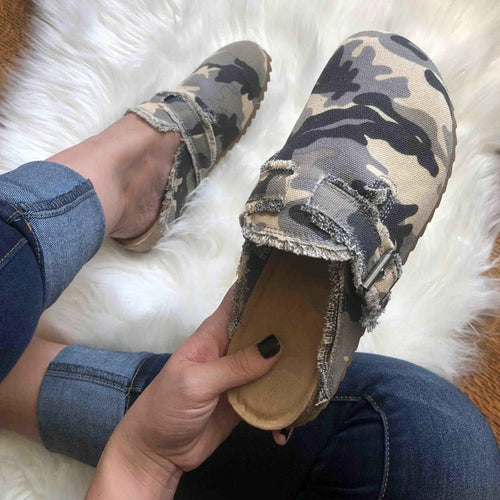 Women's Vintage Clogs Leopard/Cows/Army/Striped/Black/Beige