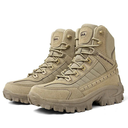 Men Military Tactical Boots Autumn Winter Waterproof Leather Army