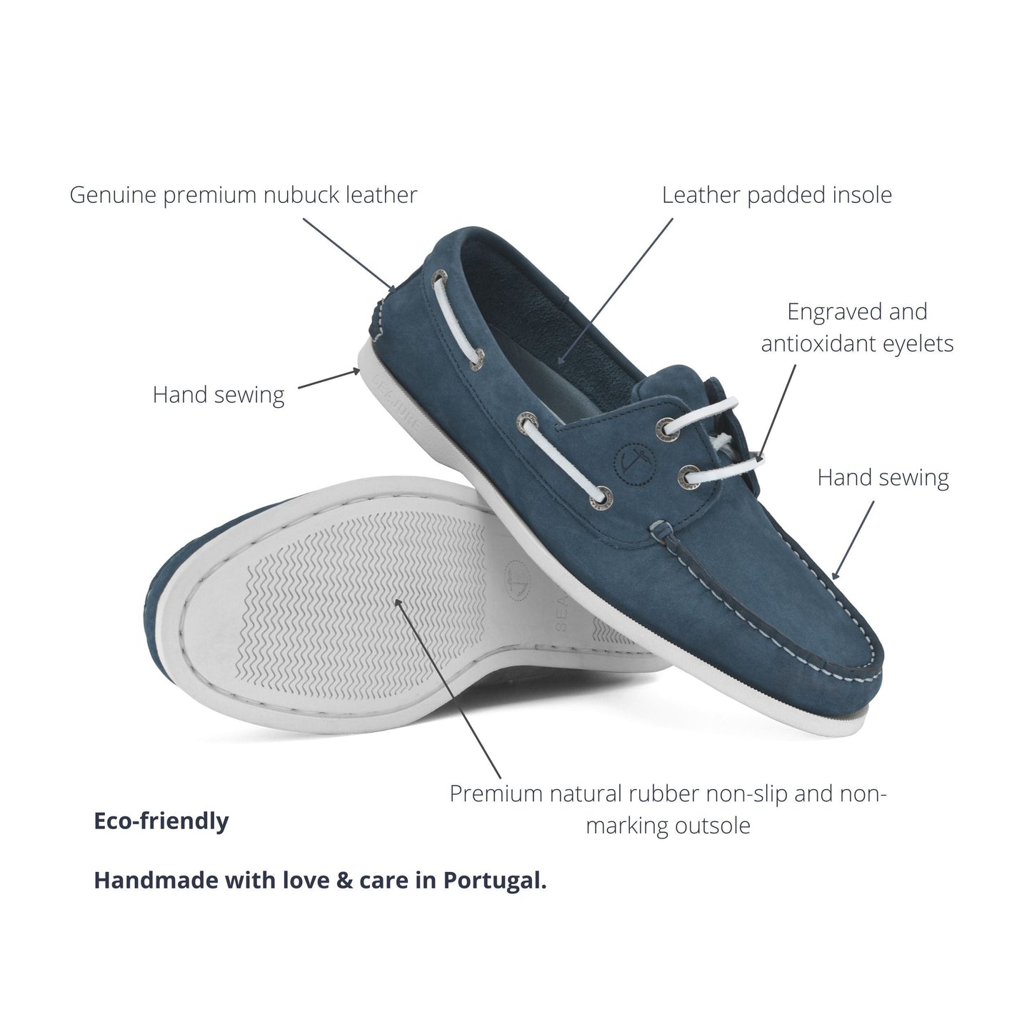 Men Boat Shoe Binz