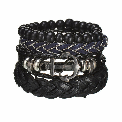 Mens Modern Multilayered Bracelet