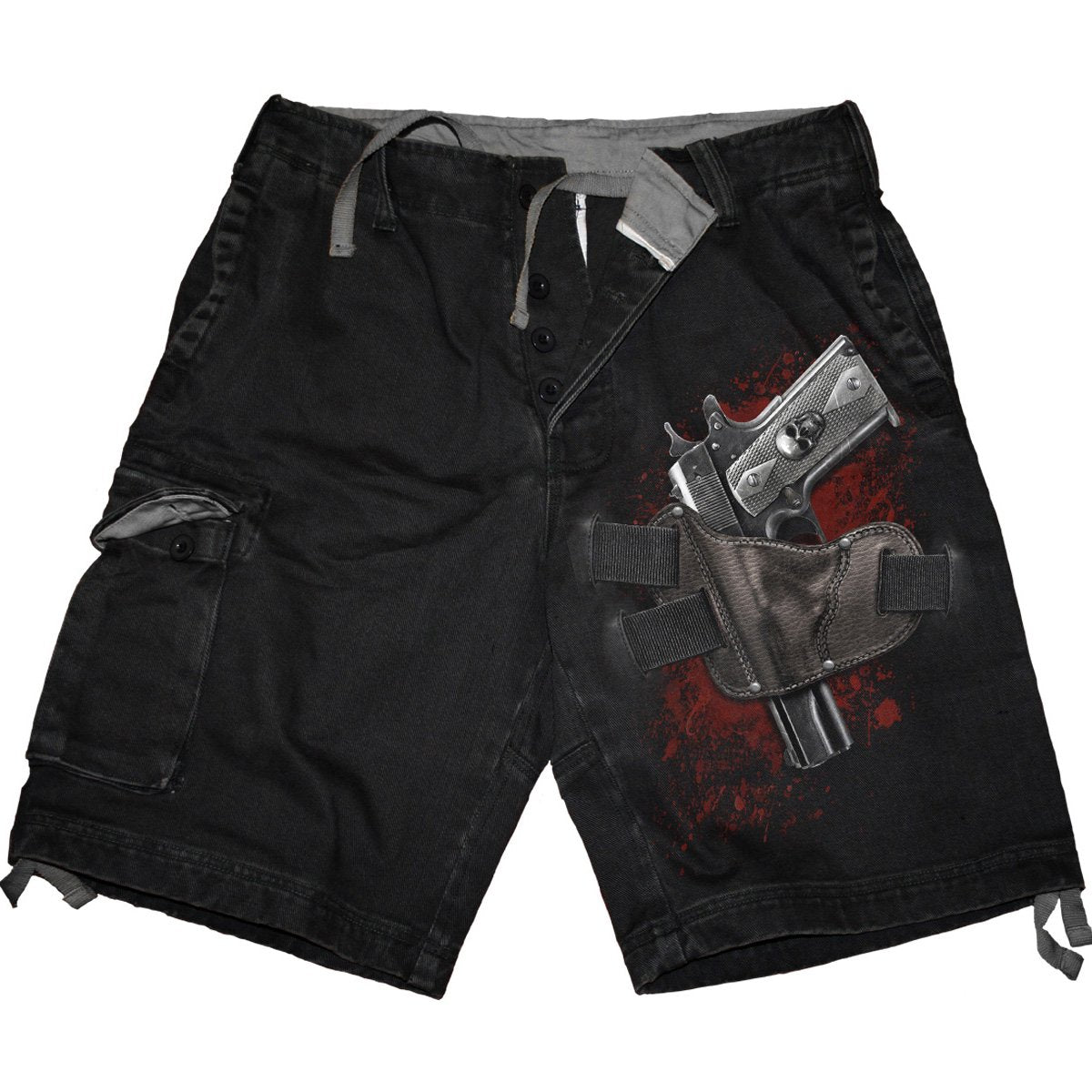 HOLSTER - Vintage Cargo Shorts Black