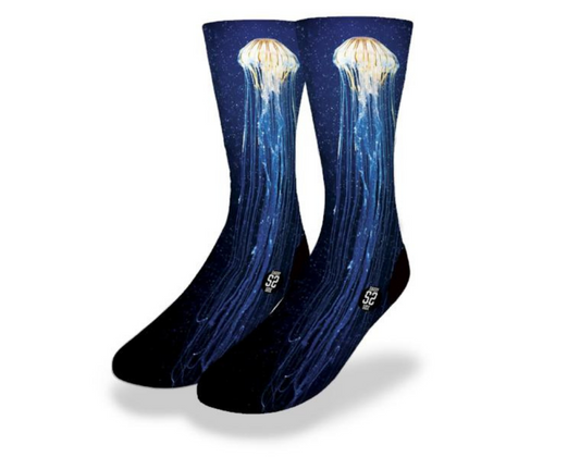 LONG TAIL JELLYFISH Fun Sea Life Socks