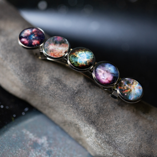 Nebula Rainbow Hair Clip Barrette