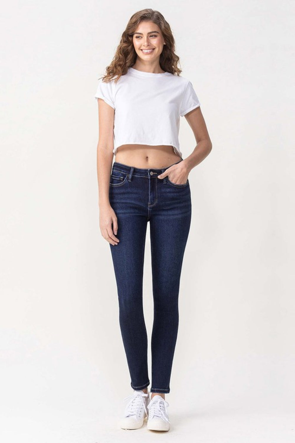 Vervet Sequoia Full Size Midrise Ankle Skinny Jeans