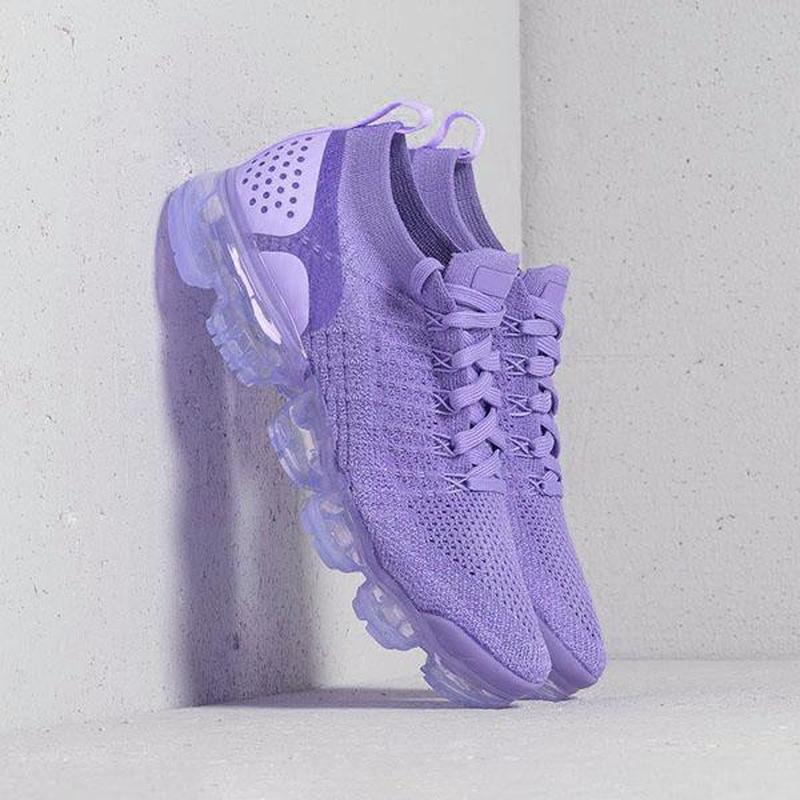 Purple Sneakers Women Casual Shoes Mesh Air-Cushion Flat