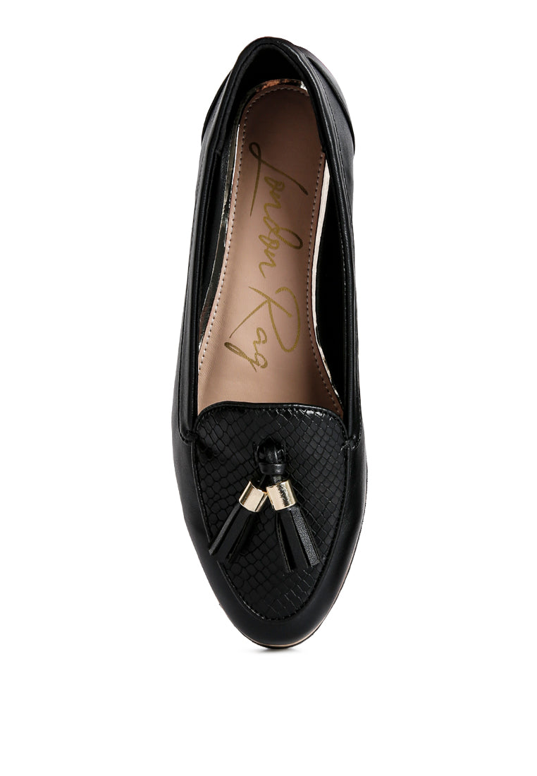 cabbose casual bow loafers