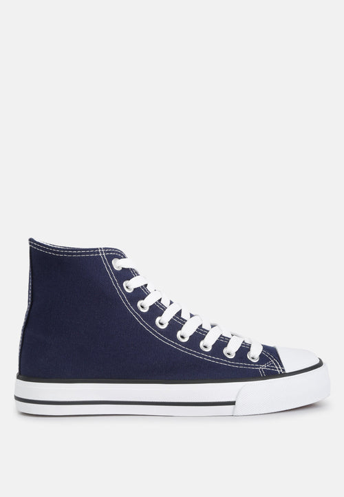 High Top Basketball Canvas Sneakers