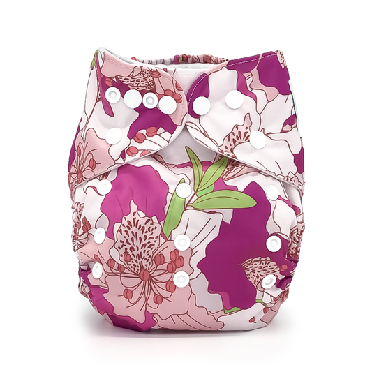 "Hibiscus" Cloth Diaper