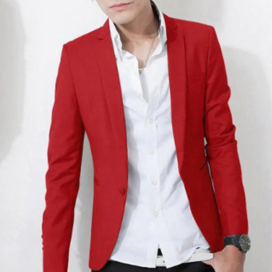 Mens Slim Fit Casual Blazer