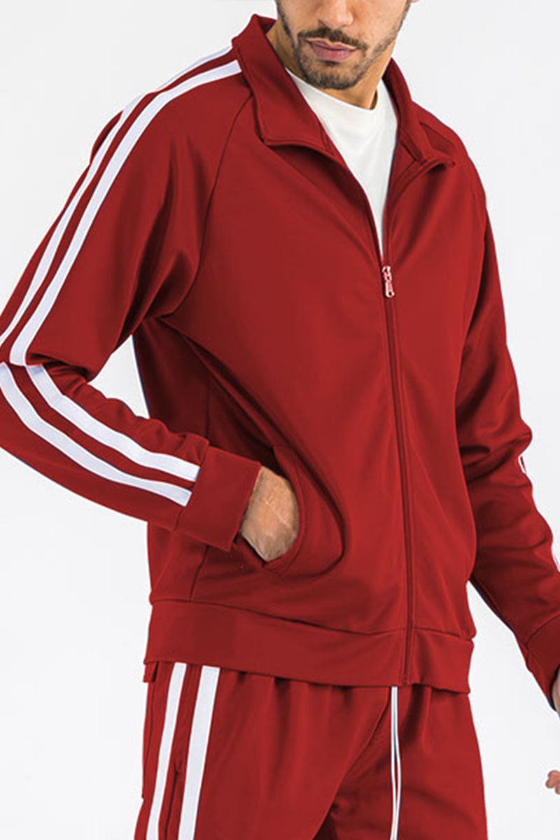 Two Stripe Zip Up Track Jacket