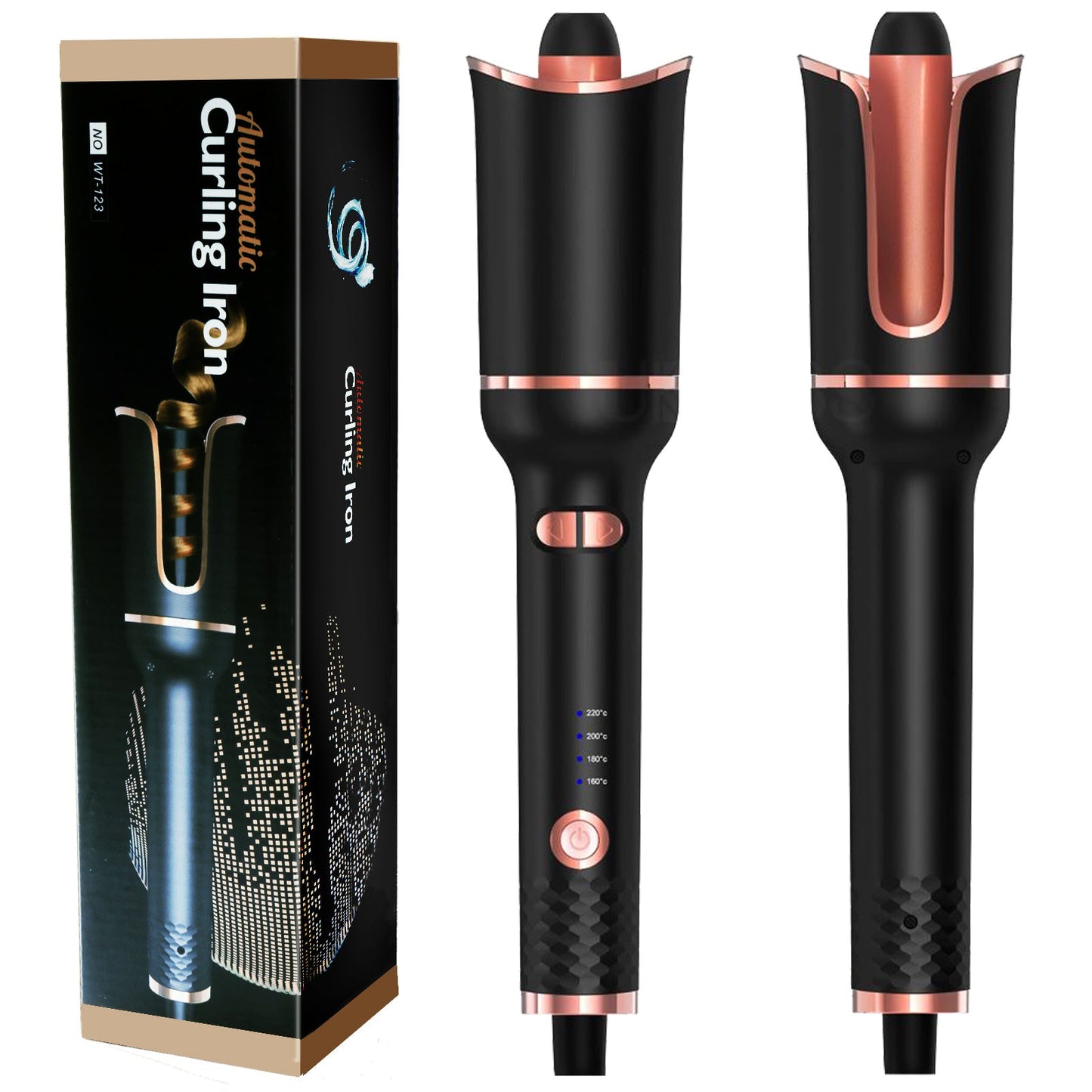 Automatic Hair Curler Ceramic Curling Irons Wand Rotating Curling Wand