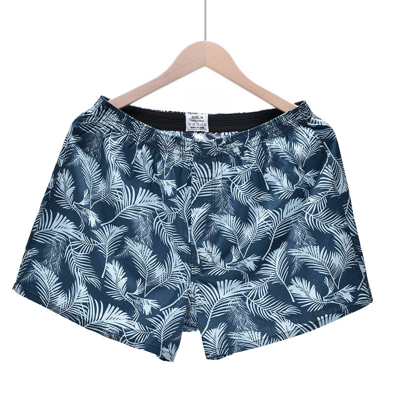 Men's Woven Printed Fashionable Home Shorts