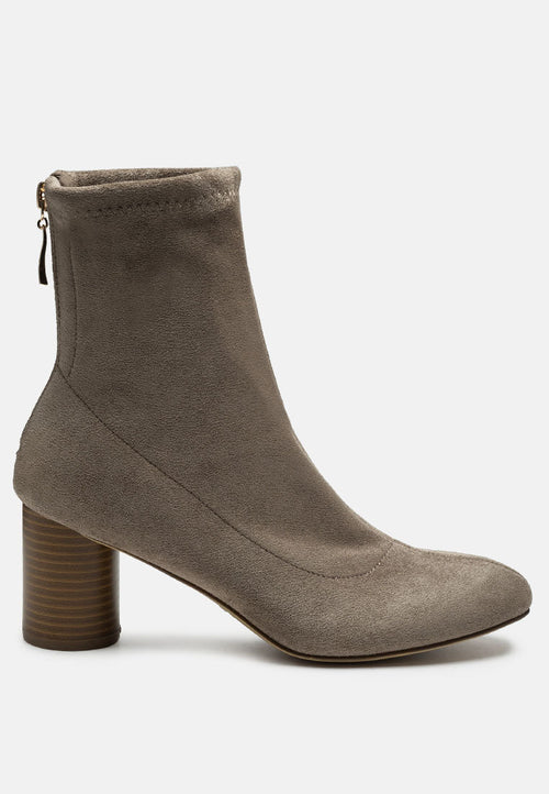 emerson micro suede ankle boots