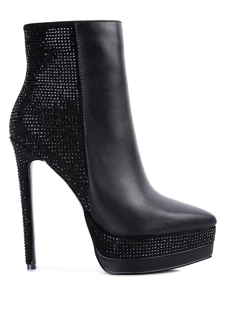 encanto high heeled ankle boots