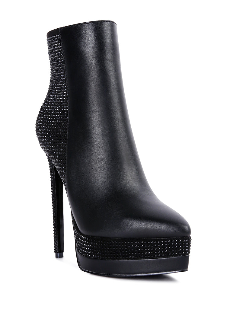 encanto high heeled ankle boots