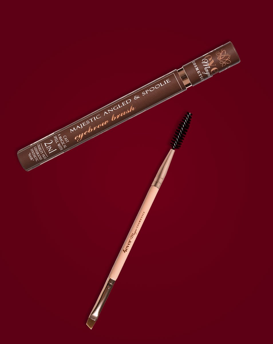 Majestic Angled and Spoolie Eyebrow Brush