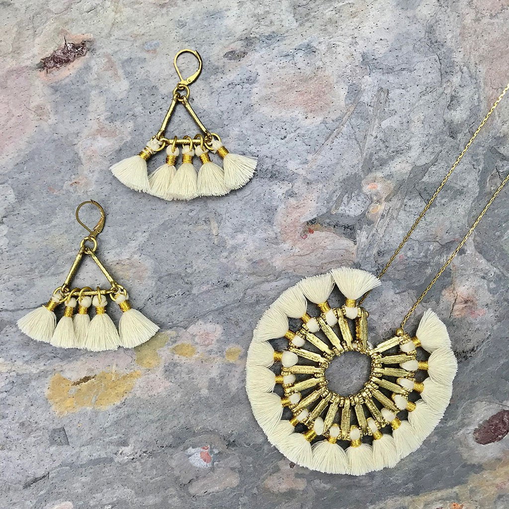 Lola Fan Earrings