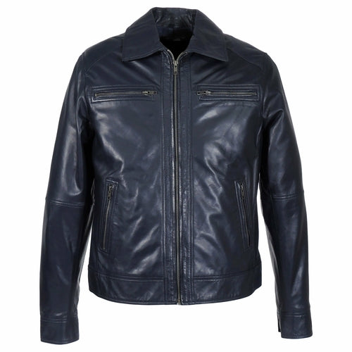 Mens Cameron Leather Jacket