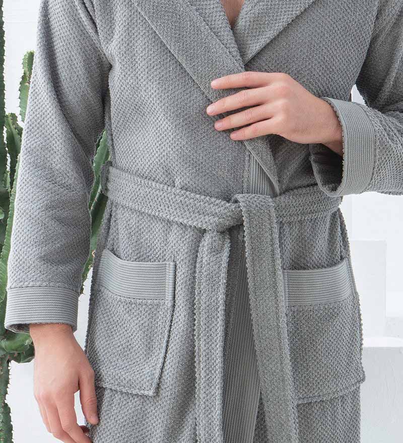 Men's Luxury Turkish Cotton Terry Cloth Robe with Hood