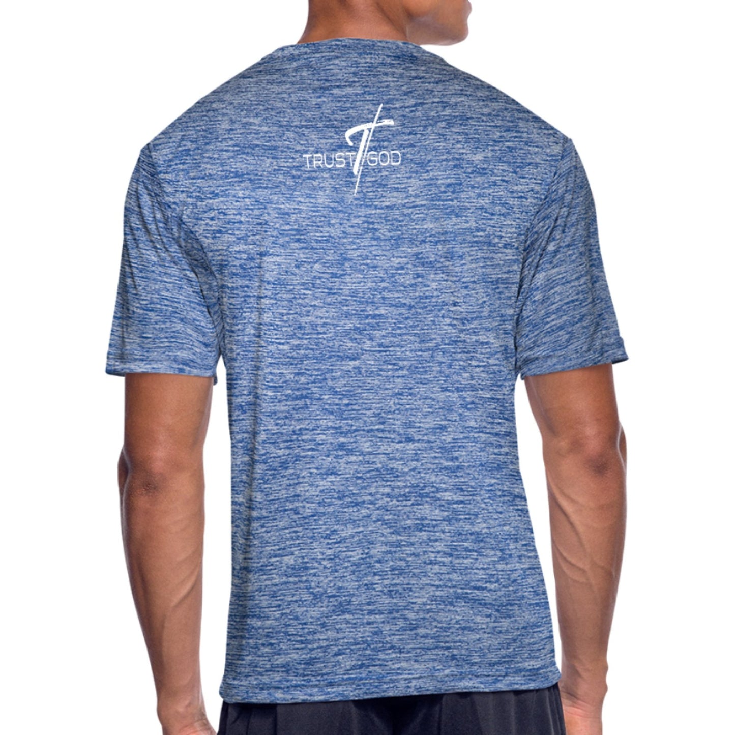 Men's Moisture Wicking Performance T-Shirt, Trust in God