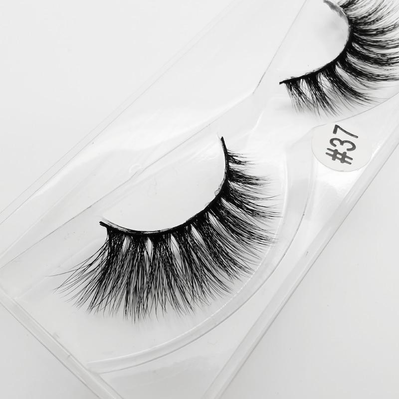 Mink Eye Lashes Wholesale 20/30/40/100 PCS  Mink Fluffy Fake Eyelashes