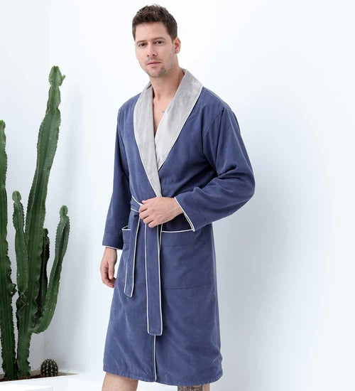 Men's Luxury Microfiber Spa Robe