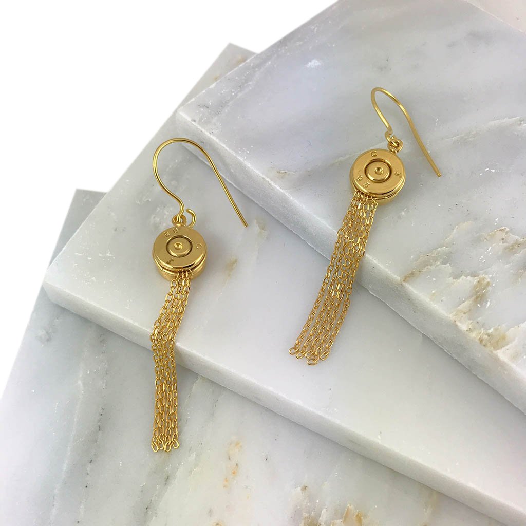 Bullet Tassel Earrings