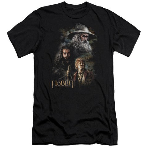 Trevco The Hobbit-Painting Short Sleeve Adult 30-1 Tee- Black - Medium