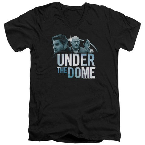 Trevco Under The Dome-Character Art - Short Sleeve Adult 30-1 Tee - Bl