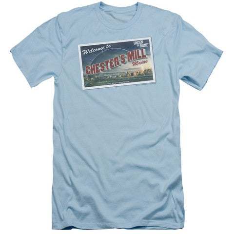 Trevco Under The Dome-Postcard - Short Sleeve Adult 30-1 Tee - Light B