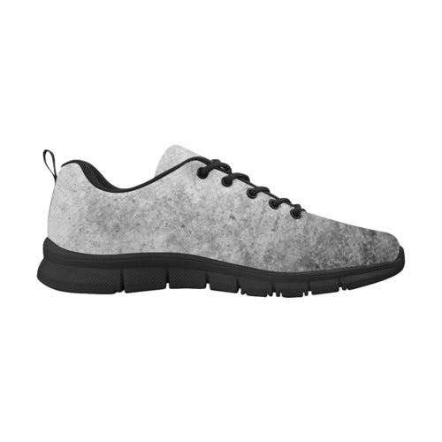 Sneakers For Men, Grey And Black - Canvas Mesh Athletic Running Shoes