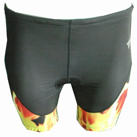 PN JONE Black Flame Cycling Shorts - Small